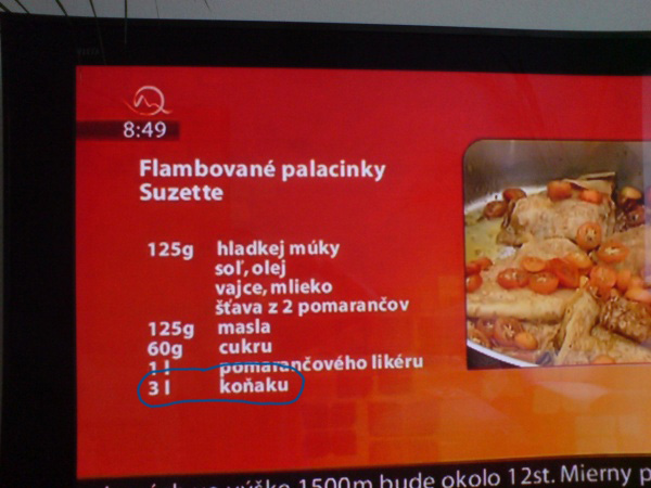 Recept na palačinky
